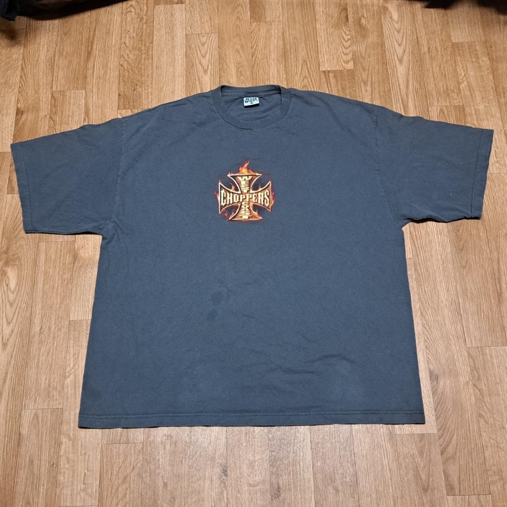 Vintage 90s West Coast Choppers Long Beach T-Shirt Y2k